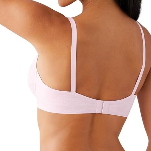 NWOT 32DD Wacoal High Profile Ballet Slipper Pink Unlined Underwire Lifting Bra - Picture 4 of 9